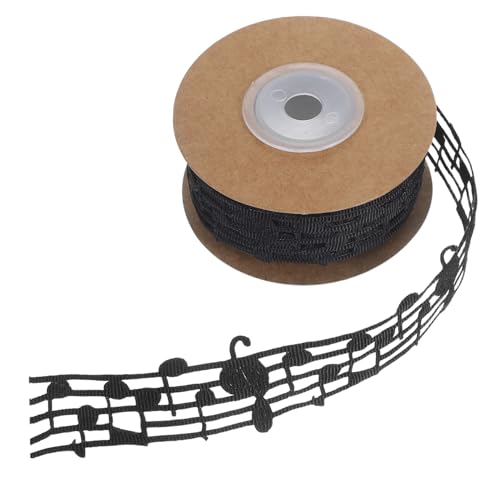 Lurrose Elegantes Diy Dekorationsband mit Musikalischen Noten für Hochzeiten und Kreative Projekte Yards Schwarz von Lurrose