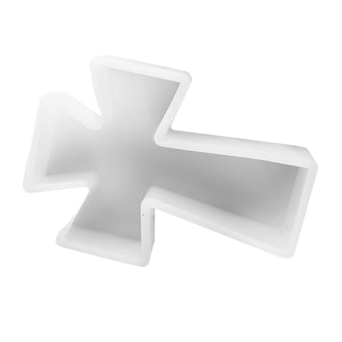 Lurrose Epoxidharz Kreuz Silikonform für DIY Kerzenhalter Aromatherapie Duftkerzen Gießform aus Weichem Langlebigem Silikon für Kreative Bastelprojekte und Individuelle Dekoration von Lurrose
