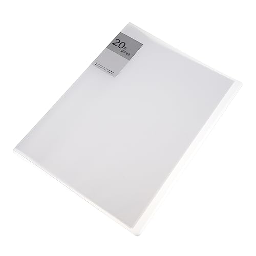 Lurrose Erweiterbarer Ordner Multifunktionaler Aktenordner Premium Dateiordner für Bürobedarf Transparent Organisieren von Dokumenten Quittungen und Visitenkarten von Lurrose
