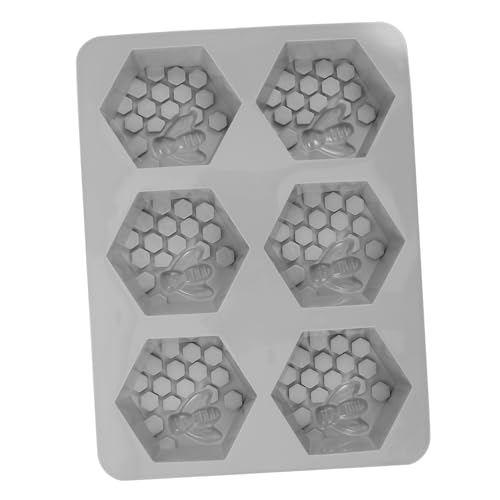 Lurrose Fach Silikon Wabenform für Seifen Pralinen Kuchen und Schokolade Vielseitige Backform Spülmaschinenfest Leicht zu Reinigen und Flexibel für Kreative Diy Projekte von Lurrose