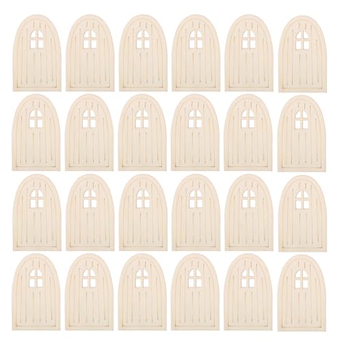 Lurrose Feentür, Mini-Gartentüren aus Holz, unvollendet, DIY-Bastelset für Feenhäuser, für Zuhause, Büro, Hochzeit, Party, Dekoration, Zubehör, Beige, 30 Stück Lurrose Feentür, Mini-Gartentüren aus Holz, unvollendet, DIY-Bastelset für Feenhäuser, für Zuhause, Büro, Hochzeit, Party, Dekoration, Zubehör, Beige, 30 Stück von Lurrose