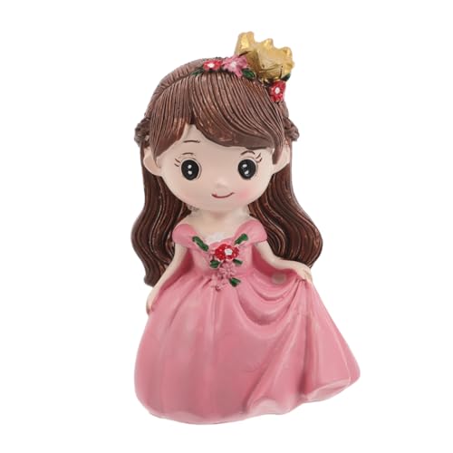 Lurrose Figur Kuchen Dekoration für Mädchen Kleine Mädchen Skulptur Vielseitiger Cake Topper für Geburtstagsfeier Prinzessin Motto Party und Kinderzimmer Tischdeko von Lurrose
