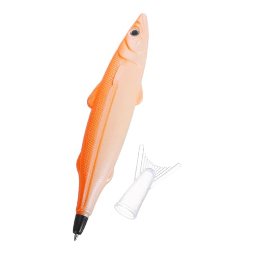 Lurrose Fischballstift Fischschreibstift Fisch Neuheit Stift Lustiger Fischstift Süße Fischstifte Fisch Geformte Kugelschreiber Zubehör Für Angelpartys Fischhilfe Orange Plastik Lurrose Fischballstift Fischschreibstift Fisch Neuheit Stift Lustiger Fischstift Süße Fischstifte Fisch Geformte Kugelschreiber Zubehör Für Angelpartys Fischhilfe Orange Plastik von Lurrose
