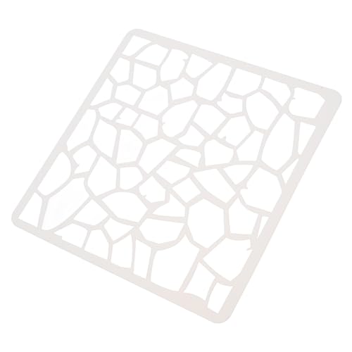 Lurrose Geometrische Vorlage Betonfüller Schablonen Für Felsmalereien Geometrische Schablonen Ziegelschablone Schablonen Für Beton Bastelschablonen Wiederverwendbar Das Haustier Weiß von Lurrose