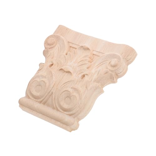 Lurrose Geschnitztes Massivholz Römische Säule Eckkonsole Klassischer Europäischer Stil Decken und Garten Dekor Einfach Zu Reinigen Und Individuell Gestaltbar von Lurrose