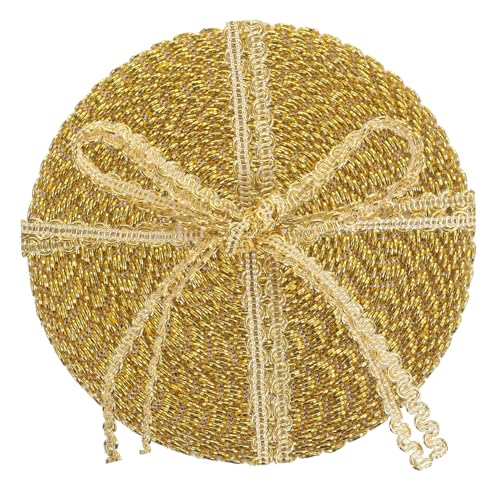 Lurrose Goldene S-förmige Gimp Braid Spitzenborte Metallisch Schimmerndes Zierband für Nähen DIY Kleidung Hochzeitsdeko Polyester Einfach zu Verarbeiten Lurrose Goldene S-förmige Gimp Braid Spitzenborte Metallisch Schimmerndes Zierband für Nähen DIY Kleidung Hochzeitsdeko Polyester Einfach zu Verarbeiten von Lurrose