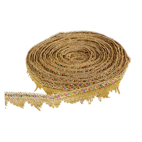 Lurrose Goldene Spitzenborte mit Pailletten Diy Bastelband für Kostüme Schmuckdekorationen Handarbeit Verzierungsband für Festliche Projekte und Näharbeiten Lurrose Goldene Spitzenborte mit Pailletten Diy Bastelband für Kostüme Schmuckdekorationen Handarbeit Verzierungsband für Festliche Projekte und Näharbeiten von Lurrose