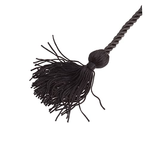 Lurrose Schwarze Kordel Zum Abschluss 63 Zoll Länge 1/4 Zoll Dicke Rayon Abschluss Her Lurrose Schwarze Kordel Zum Abschluss 63 Zoll Länge 1/4 Zoll Dicke Rayon Abschluss Her von Lurrose