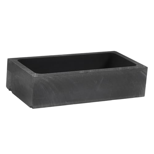 Lurrose Graphit Gießform für Schmelzen und Raffinieren Hitzebeständige Gussform mit Starker Schlagfestigkeit Langlebiges Schmelztiegelmodell für Gold Silber Kupfer Energiesparend und Lurrose Graphit Gießform für Schmelzen und Raffinieren Hitzebeständige Gussform mit Starker Schlagfestigkeit Langlebiges Schmelztiegelmodell für Gold Silber Kupfer Energiesparend und von Lurrose