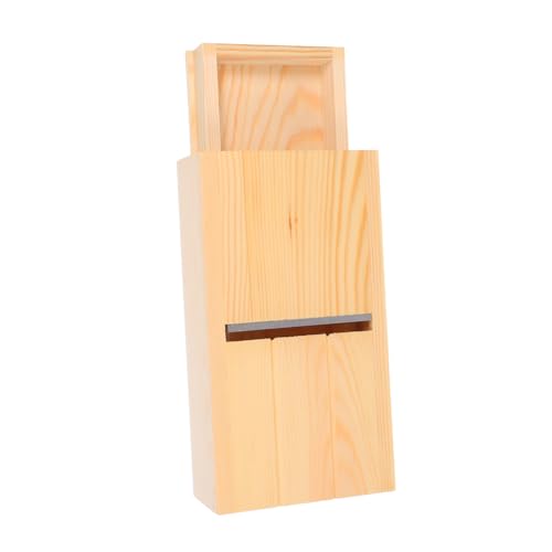 Lurrose Handgefertigter Seifenhobel mit Schublade Holz Einstellbarer Schneidedicke für Handgemachte Seifen Ätherische Öle Planer und Loaf Soap Cutter für Glattes Trimmen und Schneiden Lurrose Handgefertigter Seifenhobel mit Schublade Holz Einstellbarer Schneidedicke für Handgemachte Seifen Ätherische Öle Planer und Loaf Soap Cutter für Glattes Trimmen und Schneiden von Lurrose