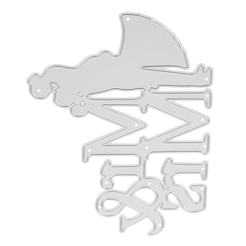 Lurrose Hochzeitsstanzungen Stanzformen Stanzformen für Hochzeitspaare Prägung geschenkverpackung geburtstagskarten DIY stanzformen Stanzteile aus Metall Kohlenstoffstahl Silver von Lurrose