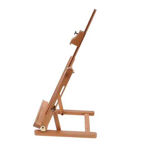 Lurrose Holz Staffelei für Malerei Verstellbare Tisch Staffelei Massivem Holz für Erwachsene und Anfänger für Kunstkurse und Reisen Leicht und Tragbar Lurrose Holz Staffelei für Malerei Verstellbare Tisch Staffelei Massivem Holz für Erwachsene und Anfänger für Kunstkurse und Reisen Leicht und Tragbar von Lurrose