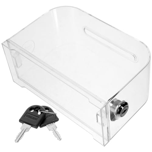 Lurrose Kasten Visitenkartenetui Slot verschlossener Speicher schlank Tasche karten aufbewahrung kartenaufbewahrung visitenkartenhalter für damen Tragbarer Behälter für Bürokarten Acryl von Lurrose