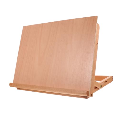 Lurrose Klappbare Desktop-malerei Anzeige Desktop -staffelei Schoß Tabletop -staffeln Zum Malen Staffelei-tischplatte Malstaffelei Laptop-riser Für Den Schreibtisch Kippen Stehpult Holz von Lurrose