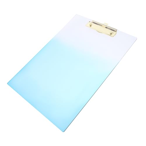 Lurrose Klemmbrett mit Praktischer Schreibunterlage Robustes Clipboard für Büro Schule und Unterwegs Transparentes Gradientendesign für Lehrer Studenten und Büroangestellte von Lurrose