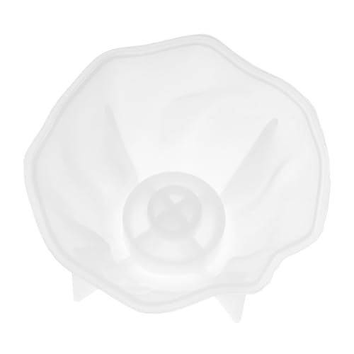 Lurrose Kreative Silikonform für Kerzenhalter Feuer Gießform für Teelichthalter für Diy Aromakerzen und Kreative Bastelprojekte von Lurrose
