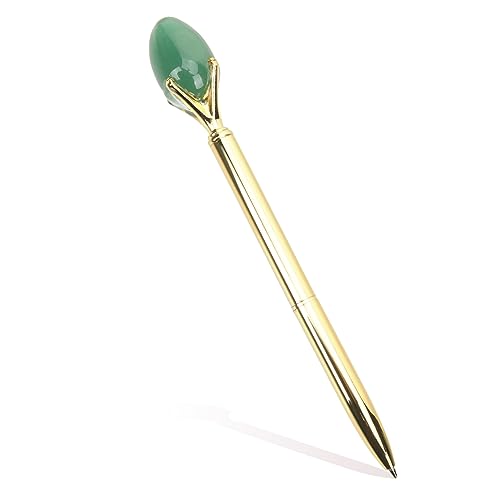 Lurrose Kristall-Ei-Stift Flair-Stifte goldener Stift Spitze schwarze Stifte Tinte Kristalldekoration Schreibstift mit Kristallanhänger Kugelschreiber Schüler Schreibwerkzeug Amethyst Lurrose Kristall-Ei-Stift Flair-Stifte goldener Stift Spitze schwarze Stifte Tinte Kristalldekoration Schreibstift mit Kristallanhänger Kugelschreiber Schüler Schreibwerkzeug Amethyst von Lurrose