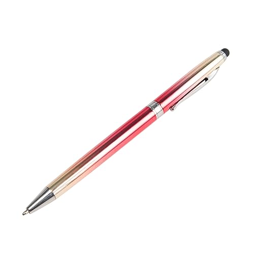 Lurrose Metall-kugelschreiber Schulbedarf 1 0 Mm Feine Spitze Neutraler Druck Schreibstift Rote Farbverlaufstinte von Lurrose