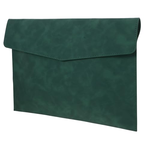 Lurrose Kunstleder Dokumententasche mit Knopf Leicht und Multifunktionale Aktentasche für Wichtige Unterlagen für Büro Schule und Zuhause Wiederverwendbarer Fächermappe Organizer Lurrose Kunstleder Dokumententasche mit Knopf Leicht und Multifunktionale Aktentasche für Wichtige Unterlagen für Büro Schule und Zuhause Wiederverwendbarer Fächermappe Organizer von Lurrose