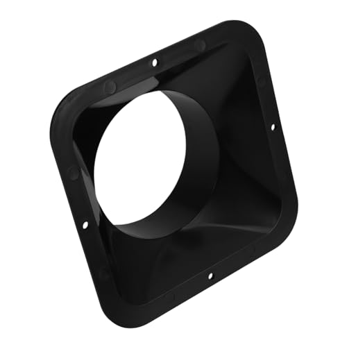 Lurrose Kunststoff Flansch Adapter für Lüftungssysteme Quadratischer zu Runder Duct Connector Langlebigem Einfache Installation für Stabile Luftzirkulation Kompatibel mit Abluftschläuchen Lurrose Kunststoff Flansch Adapter für Lüftungssysteme Quadratischer zu Runder Duct Connector Langlebigem Einfache Installation für Stabile Luftzirkulation Kompatibel mit Abluftschläuchen von Lurrose