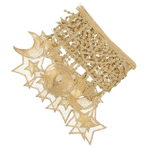 Lurrose Lace Trim Dekorative Spitze für Kleidung Diy Spitzenband für Festliche Mode Lange Blumen und Sternmuster für Abendmode und Accessoires Hochwertiges Bastelmaterial für Kreative Lurrose Lace Trim Dekorative Spitze für Kleidung Diy Spitzenband für Festliche Mode Lange Blumen und Sternmuster für Abendmode und Accessoires Hochwertiges Bastelmaterial für Kreative von Lurrose