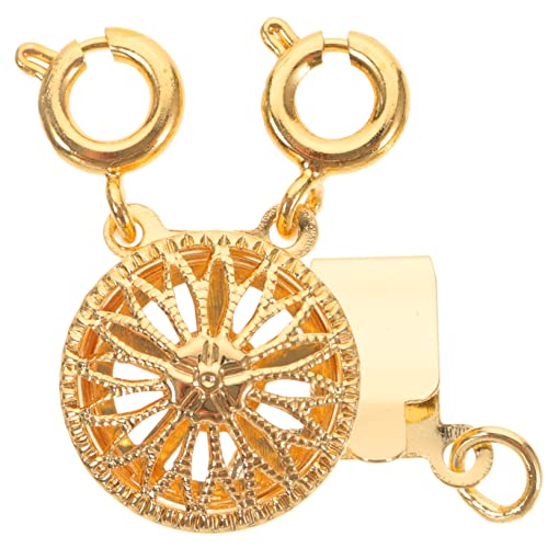 Lurrose Layered Halskette Verschluss für Damen Sonnenblumen Schmuckverschluss für Stapelbare und Armbänder Verhindert Verwicklungen Einfach zu Bedienen von Lurrose