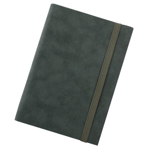 Lurrose Leder Notizbuch Grün Dickes Schreibjournal mit Weichem Vintage einband Tagebuch für Erwachsene und Studenten Notizblock zum Planen Reisen und Tagebuchführen Tragbar und Langlebig von Lurrose