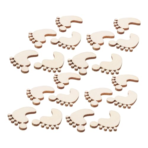 Lurrose Leere Fußabdruck Deko Für DIY Bastelprojekte Fußspuren Holzscheiben Natürlicher Holzfarbe Perfekte Verzierungen Für Tischdeko Und Handwerk Lurrose Leere Fußabdruck Deko Für DIY Bastelprojekte Fußspuren Holzscheiben Natürlicher Holzfarbe Perfekte Verzierungen Für Tischdeko Und Handwerk von Lurrose