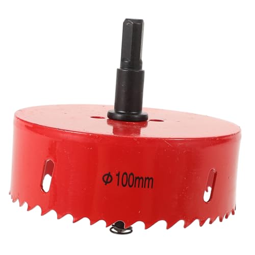 Lurrose Lochöffner Bitöffner Opener-Bohrer Lochsäge Bohrer Lochbohrer Lochschneidbohrer Lochsägen-Metallbohrer Werkzeug Lochsäge Schneidwerkzeug Schneidzubehör. M42 Bimetall rot Lurrose Lochöffner Bitöffner Opener-Bohrer Lochsäge Bohrer Lochbohrer Lochschneidbohrer Lochsägen-Metallbohrer Werkzeug Lochsäge Schneidwerkzeug Schneidzubehör. M42 Bimetall rot von Lurrose
