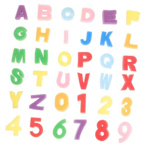 Lurrose Malschwämme Alphabet & Zahlen - Stempelset Für Kinder Schwammstempel Zum Basteln Farbenfroh Gestaltet Für Kreatives Spielen Lurrose Malschwämme Alphabet & Zahlen - Stempelset Für Kinder Schwammstempel Zum Basteln Farbenfroh Gestaltet Für Kreatives Spielen von Lurrose