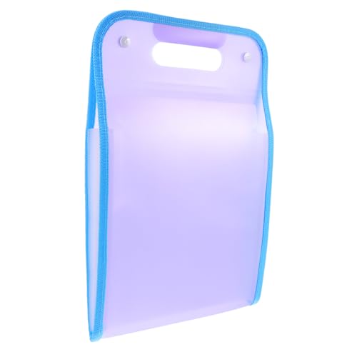 Lurrose Mappe Aktenordner Etikettenordner schulordner Dokumentenablage Platzsparender Ordner Papier-Organizer-Ordner Wichtiger Dokumentenordner Akkordeon -Datei -Rucksack Sky-blue von Lurrose