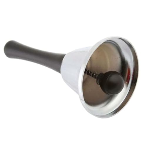 Lurrose Metall Handglocke Extra Laut für Restaurant und Bar Service Retro Tischklingel mit Einfachem Griff Robuste Metallglocke für Weihnachtsfeier und Hotelgebrauch Vielseitige Lurrose Metall Handglocke Extra Laut für Restaurant und Bar Service Retro Tischklingel mit Einfachem Griff Robuste Metallglocke für Weihnachtsfeier und Hotelgebrauch Vielseitige von Lurrose