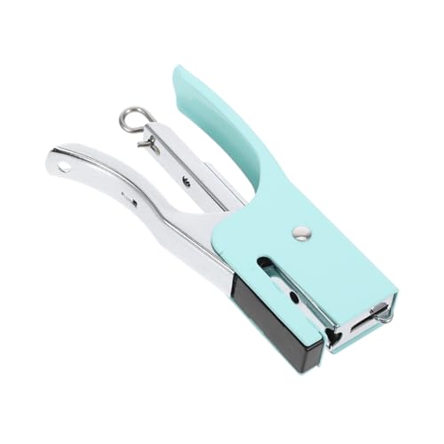 Lurrose Mini Heftgerät Macaron Farbe Handheld Heftgerät für Büro Schule und Zuhause Stabil und Langlebig für Dokumente Briefe und von Lurrose