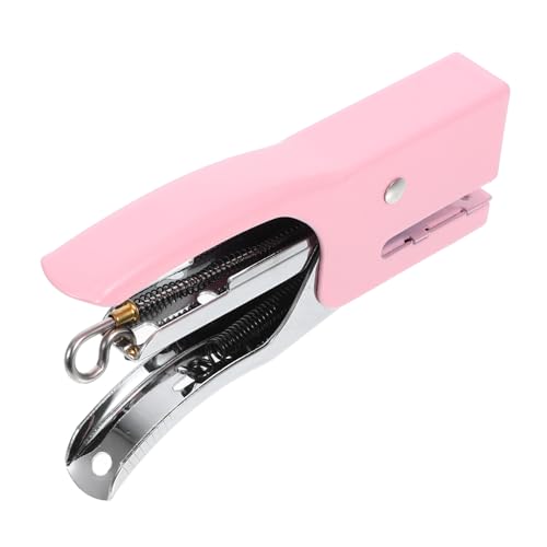 Lurrose Mini Heftgerät Macaron Farbe Handlicher Heftklammer für Büro Schule und Zuhause Hohe Kapazität Stilvolles Design Langlebig und Vielseitig Einsetzbar von Lurrose