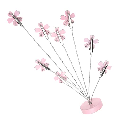 Lurrose Multifunktionale Äste Foto Clips Halter im Blumen Design Austauschbare Bilder Clips für Tisch Dekoration Zettelhalter für Notizen und Fotos für Büro Zuhause und Feiern von Lurrose