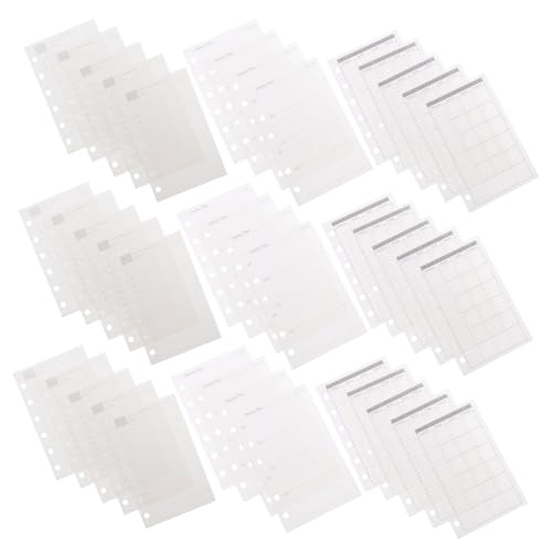 Lurrose Nachfüllpapier Tages Wochen Monatsplaner Einlagen Ringbuch Füller für Lose Notizbuch Kalender Journal Organizer Praktisch und Wiederverwendbar von Lurrose