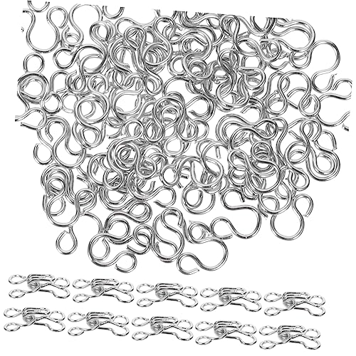 Lurrose Nähzubehör Aus Metall 100 Stück Druckknopfhalter für Röcke Nähhaken und Ösenverschluss Zum Basteln Lurrose Nähzubehör Aus Metall 100 Stück Druckknopfhalter für Röcke Nähhaken und Ösenverschluss Zum Basteln von Lurrose
