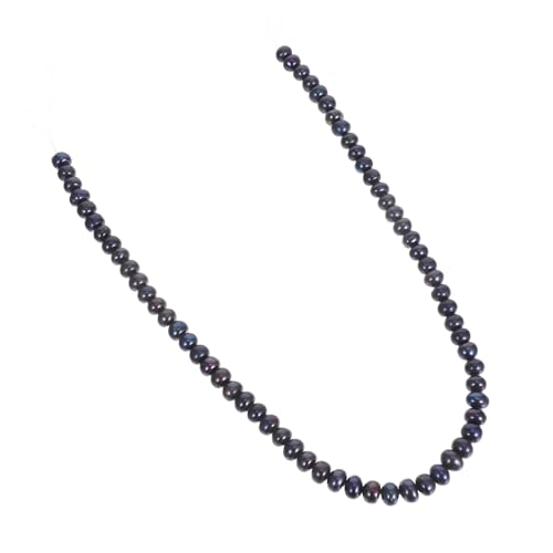 Lurrose Natürliche Süßwasserperlen Flache Halbrunde Disc form Perlen Schmuckdesign DIY Armband Zubehör Ästhetische Reisperlen für Handgemachten Schmuck von Lurrose