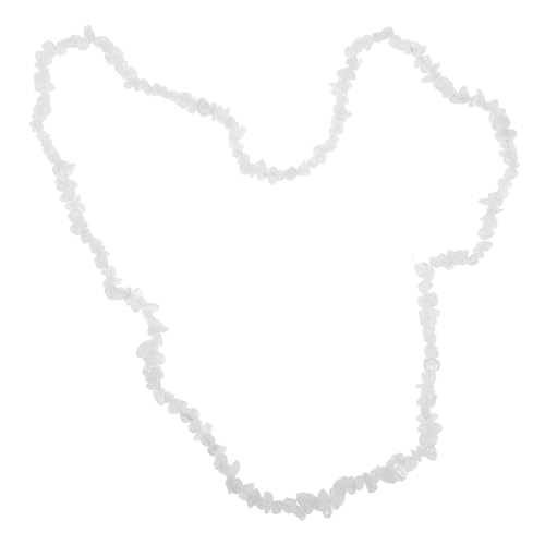 Lurrose Natürliche Unregelmäßige Quarzkristall Chips Klare Steinperlen pro Strang Lose Schmucksteine für Diy Armbänder Halsketten und Ohrringe Vielseitig Einsetzbar von Lurrose