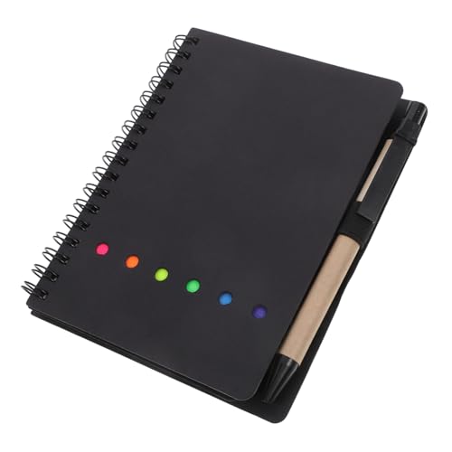 Lurrose Notizblock-Set kugelschreiber notizbuch mit stift Notizbuch aus farbigem Papier Haftnotizen-Notizbuch Notizbuch für Künstler Notizbücher mit Tabs Notizblock schreiben pp Black Lurrose Notizblock-Set kugelschreiber notizbuch mit stift Notizbuch aus farbigem Papier Haftnotizen-Notizbuch Notizbuch für Künstler Notizbücher mit Tabs Notizblock schreiben pp Black von Lurrose