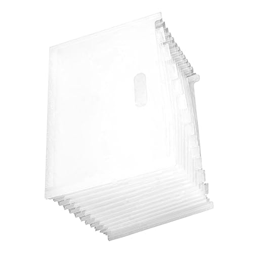 Lurrose Orgelordner Fächermappe Akkordeon Organizer Postaufbewahrung Organizer Aktenordner Organizer Tasche Für Akten Dokumententasche Halter Für Mehrere Schulmaterialien von Lurrose