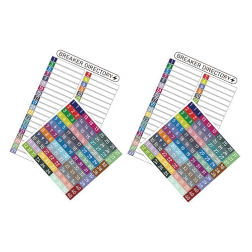 Lurrose PVC Wasserfeste Elektrische Schalttafelaufkleber mit Nummeriertem Katalog für Universelle Sicherungskastenbeschriftung Langlebig Beschreibbar für Wohn und Gewerbeanlagen Lurrose PVC Wasserfeste Elektrische Schalttafelaufkleber mit Nummeriertem Katalog für Universelle Sicherungskastenbeschriftung Langlebig Beschreibbar für Wohn und Gewerbeanlagen von Lurrose