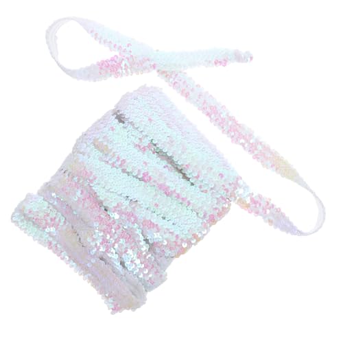 Lurrose Pailletten Gummiband Dekoratives Zubehör Stirnband Stoff Für Plüschtiere Brust Weste Dekoration Dekoration Regal Geflochtener Korb LED Dekoration Schreibtisch von Lurrose