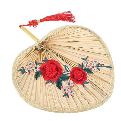 Lurrose Palmblattfächer Handgewebter Fächer Handfächer Für Haushalt Kühlventilator Gewebte Fächer Grifffächer Handfächer Im Chinesischen Stil Lurrose Palmblattfächer Handgewebter Fächer Handfächer Für Haushalt Kühlventilator Gewebte Fächer Grifffächer Handfächer Im Chinesischen Stil von Lurrose