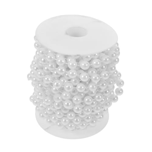 Lurrose Perlenkette Imitation Perlenrolle Perlenband für DIY Hochzeit Party Weihnachtsdeko Perlenschnur Bastelgirlande Lurrose Perlenkette Imitation Perlenrolle Perlenband für DIY Hochzeit Party Weihnachtsdeko Perlenschnur Bastelgirlande von Lurrose