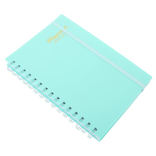 Lurrose Planer wöchentlich monatlich Notizblock für das Schreiben im Büro Planungsbuch schülerkalender Zeitplan-Notizbuch dekorativer Zeitplan-Notizblock doppeltes Offsetpapier Sky-blue von Lurrose