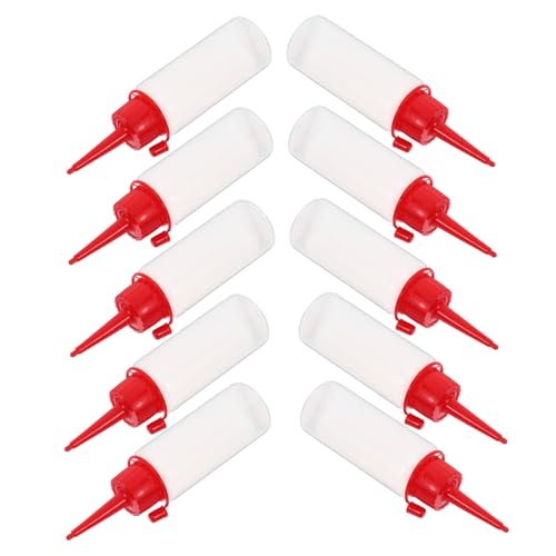 Lurrose Plastikflasche Kleberflasche Koch Squeeze-Flasche Flasche mit Präzisionsspitze Container Basteln Winzige Quetschflaschen leere Flaschen für Flüssigkeit Ldpe rot Lurrose Plastikflasche Kleberflasche Koch Squeeze-Flasche Flasche mit Präzisionsspitze Container Basteln Winzige Quetschflaschen leere Flaschen für Flüssigkeit Ldpe rot von Lurrose