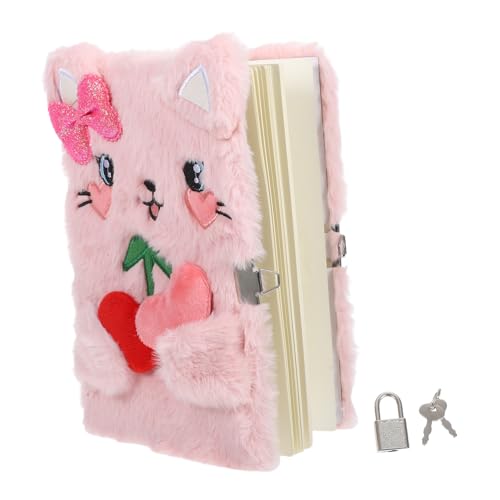 Lurrose Plüsch Katzen Tagebuch mit Schloss und Schlüsseln Süßes Tier Notizbuch für Schreiben und Zeichnen Perfektes Reise und Schul Accessoire Lurrose Plüsch Katzen Tagebuch mit Schloss und Schlüsseln Süßes Tier Notizbuch für Schreiben und Zeichnen Perfektes Reise und Schul Accessoire von Lurrose