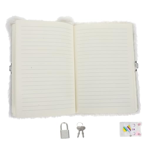 Lurrose Plüsch Notizbuch mit Schloss Kuscheliges Weiches Tagebuch für Mädchen und Süßes Cartoon Design Tragbares Privates Schreib und Zeichenbuch für Schule und Reisen Lurrose Plüsch Notizbuch mit Schloss Kuscheliges Weiches Tagebuch für Mädchen und Süßes Cartoon Design Tragbares Privates Schreib und Zeichenbuch für Schule und Reisen von Lurrose