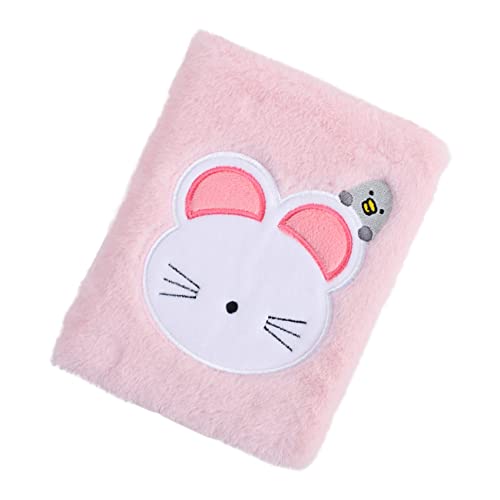 Lurrose Plüschbuch Zeitschrift Für Mädchen Kinderzeitschriften Für Mädchen Notizblock Schlüssel Mädchen-notizbücher Notizbücher Für Mädchen Notizbuch Für Plüsch Tagebuch Rosa Papier von Lurrose